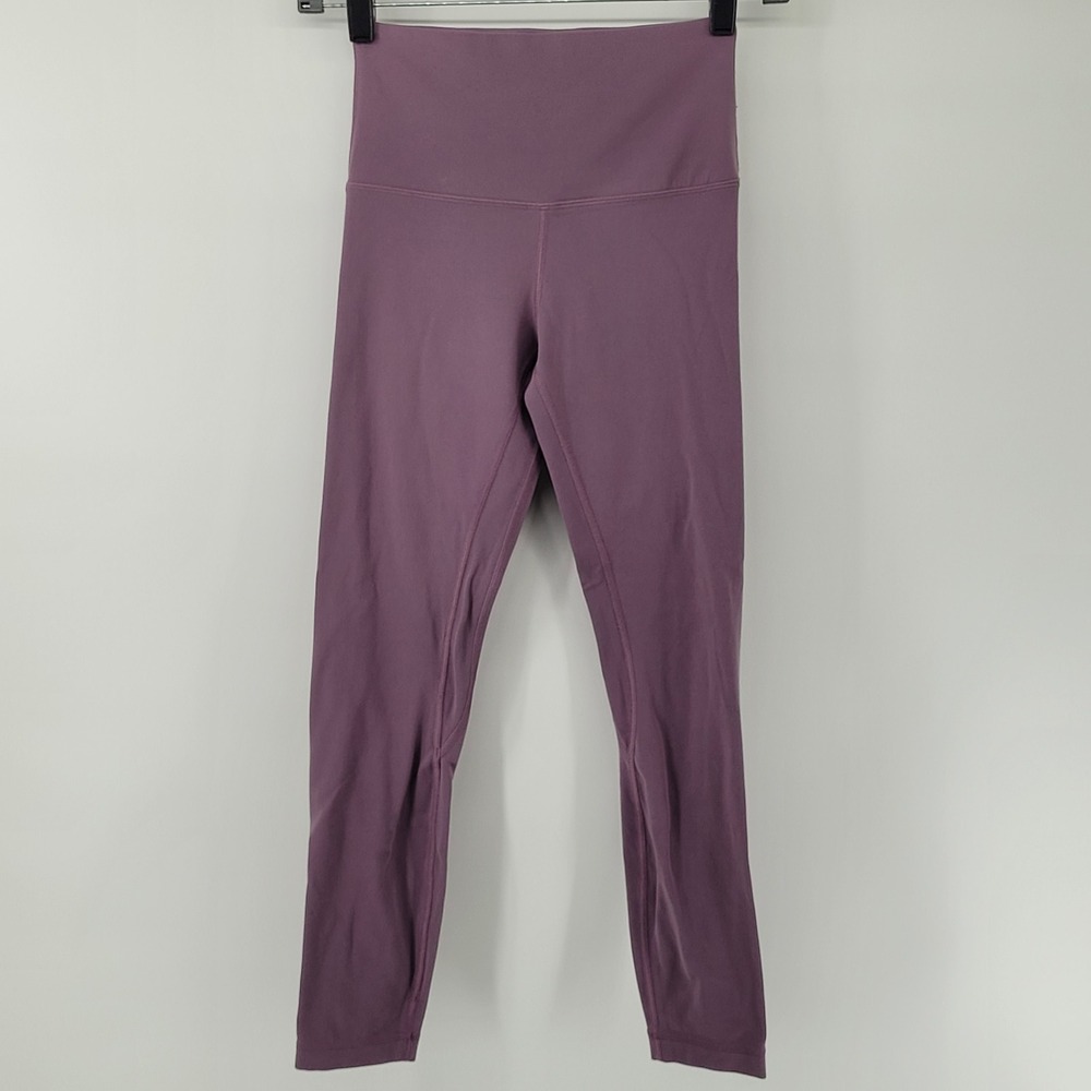 Lululemon Align Leggings Womens‎ 4 Purple High Rise 7/8 Length Yoga Pants